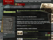 Tablet Screenshot of militaria-shop.cz